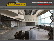 Tablet Screenshot of abcdemolition.com